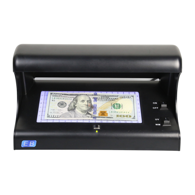 DC-109BB Portable UV Currency Detector | Lightweight Compact Counterfeit Validator with Long-Life UV Light for Retail, Mobile Vendors & Cash Counters