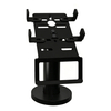 PS-10 POS stand mounted on retail counter holding payment terminal for customer card transaction