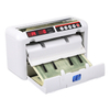 LD-100 Portable Rechargeable Money Counter front view with LCD display and cordless battery design