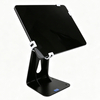 PS-526 360 rotatable adjustable tablet POS holder - swivel metal bracket iPad compatible 7.9-12.9 inch for store cashier counter