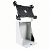 PS-503 universal adjustable POS tablet stand with printer space - metal iPad holder 10-15 inch for retail checkout