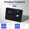 TA-700 fingerprint time attendance machine installed for office staff check-in, recording employee attendance records by fingerprint verification