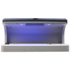 DC-5100 currency verifier authenticating banknote in 0.5 seconds at bank cashier desk with UV MG dual detection