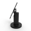 PS-84 heavy-duty metal handheld POS stand - 65 degree maximum tilt 360 degree rotation card reader mount for Verifone Ingenico PAX with 2 kilogram stability base for high traffic retail counters