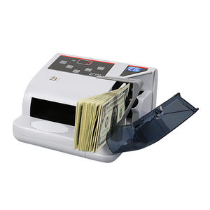 LD-10 EB Portable Money Counter front view with LCD display and UV detection for compact desktop cash counting