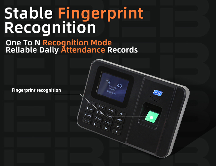 TA-700 verification by fingerprint, password or card option, with combination modes FP/P and FP+P