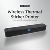 TCP-8000BY thermal printer printing A4 labels and documents at a home office desk and warehouse stock shelf