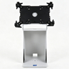 PS-503 universal adjustable POS tablet stand with printer space - metal iPad holder 10-15 inch for retail checkout