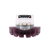 CS-5503 coin sorter and counter set up at a bank counter, retail store cash point and supermarket cash office for mixed coin handling