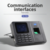 Close-up of TA-700 fingerprint time attendance machine, 2.4 inch TFT color LCD, keypad input and fingerprint sensor with 1:N recognition